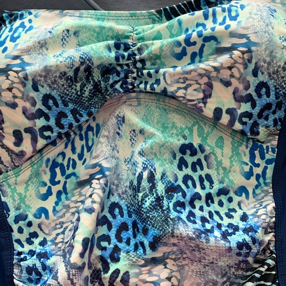YOUR BEST LOOK Blue Animal Print Swimsuit - Picture 6 of 6